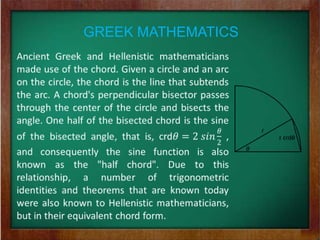 GREEK MATHEMATICS
 