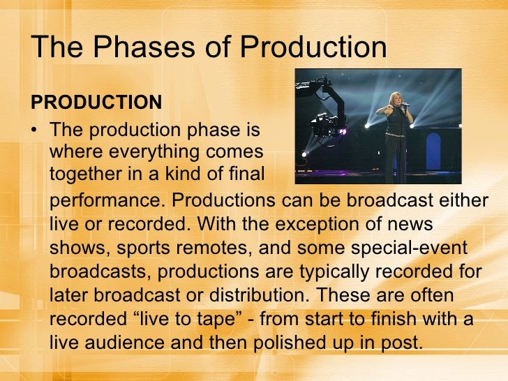 TV Production Overview