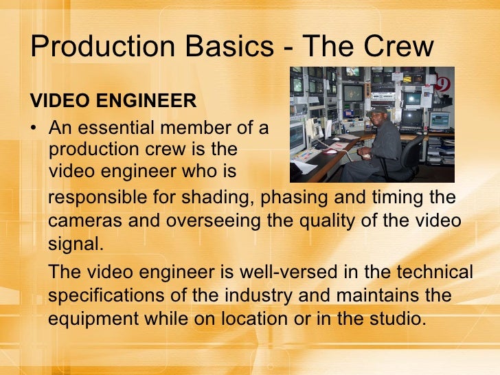 television production engi