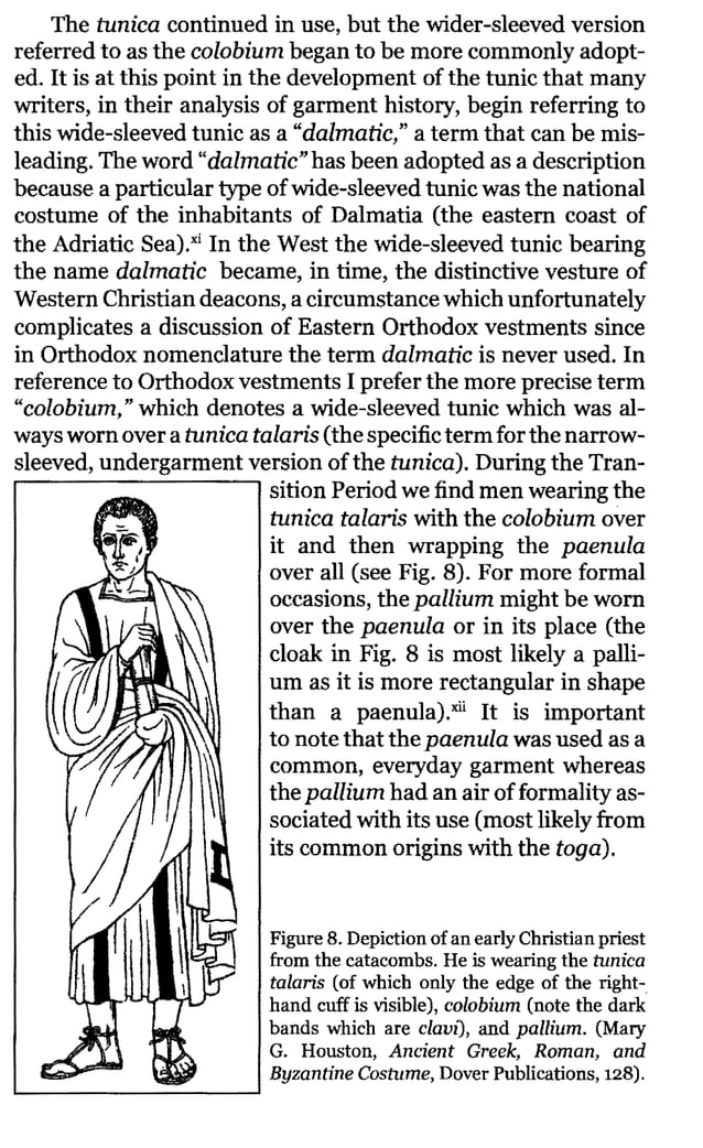 History of vestments