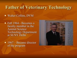 History Of Veterinary Technicians Slide 12