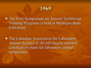 History Of Veterinary Technicians Slide 17