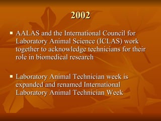 History Of Veterinary Technicians