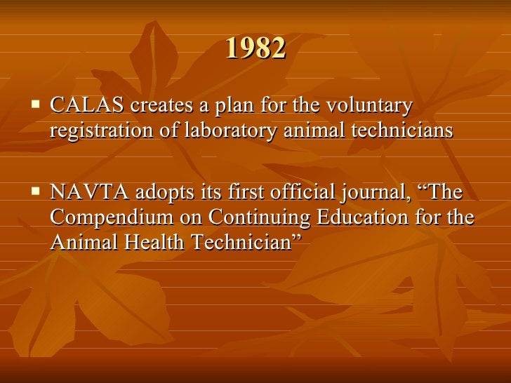 History Of Veterinary Technicians