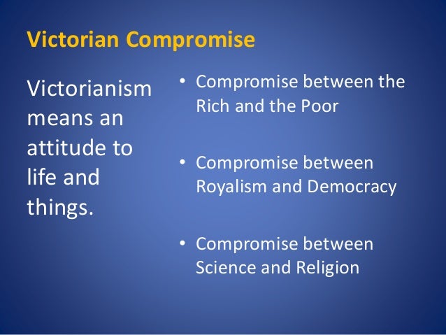 Victorian compromise meaning in hindi image