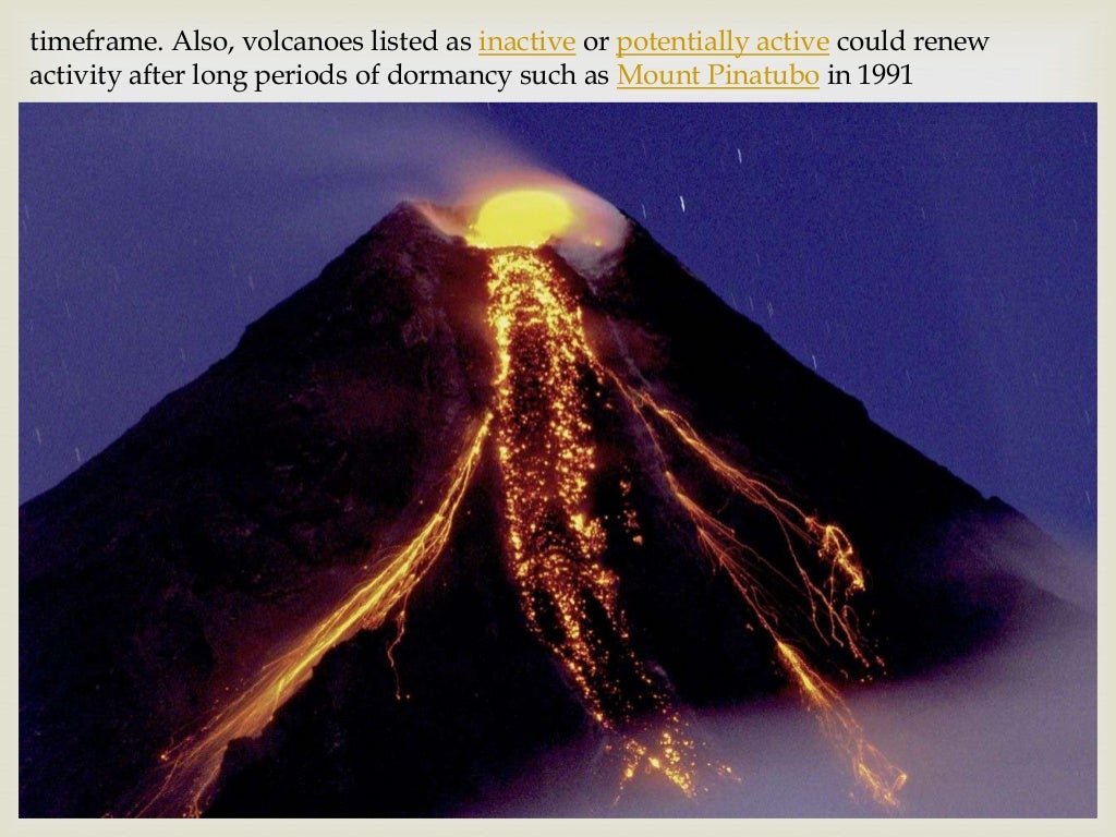 Volcanic eruption
