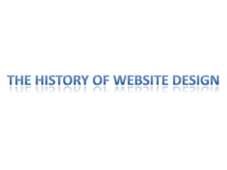 History Of Web Design