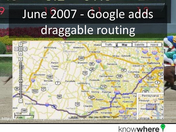 A Brief History Of Web Mapping