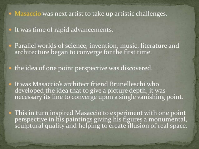 History of western art (Giotto, Masaccio) | PPTX | Fine Art