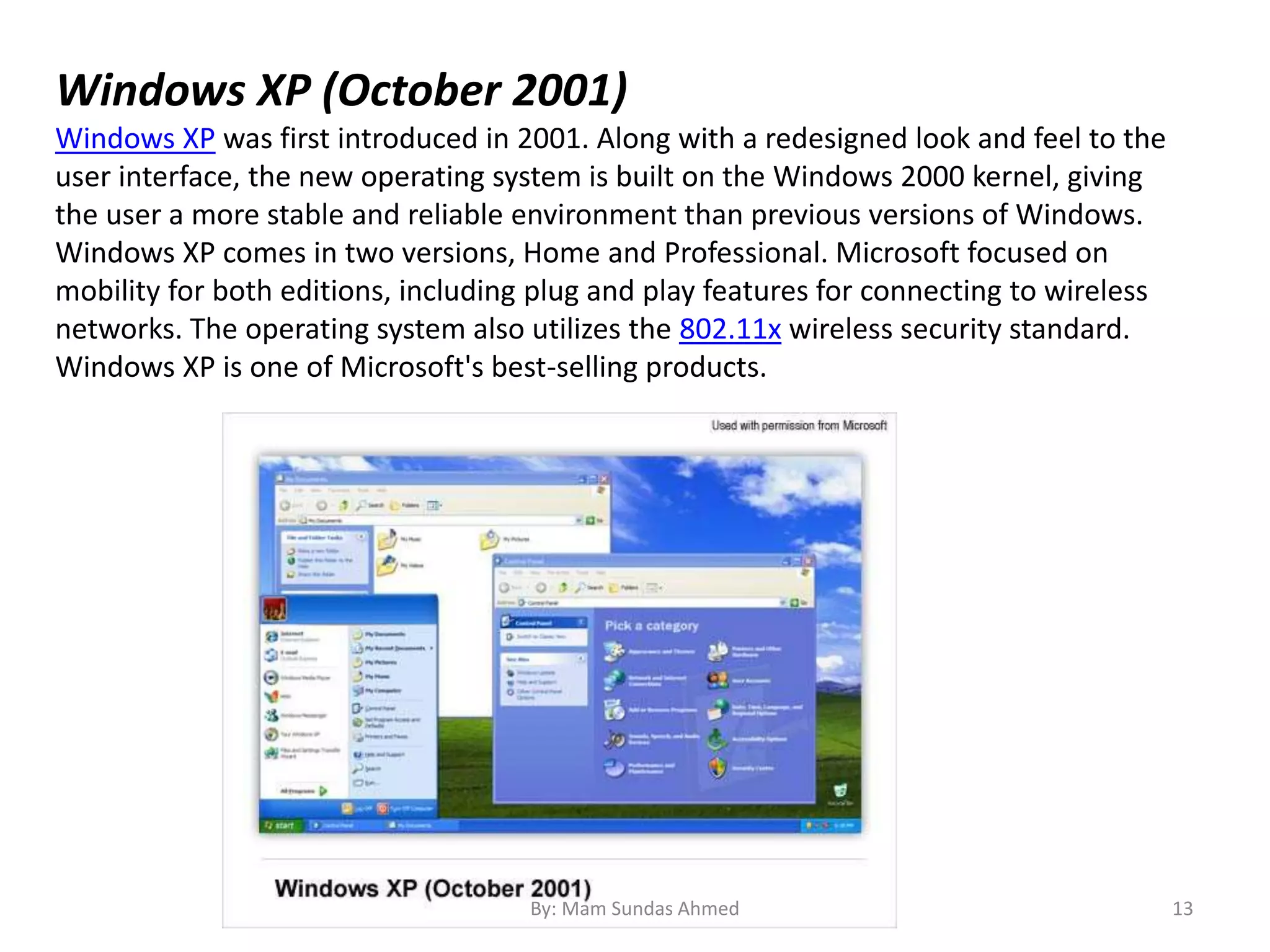History of windows and Windows servers | PPTX