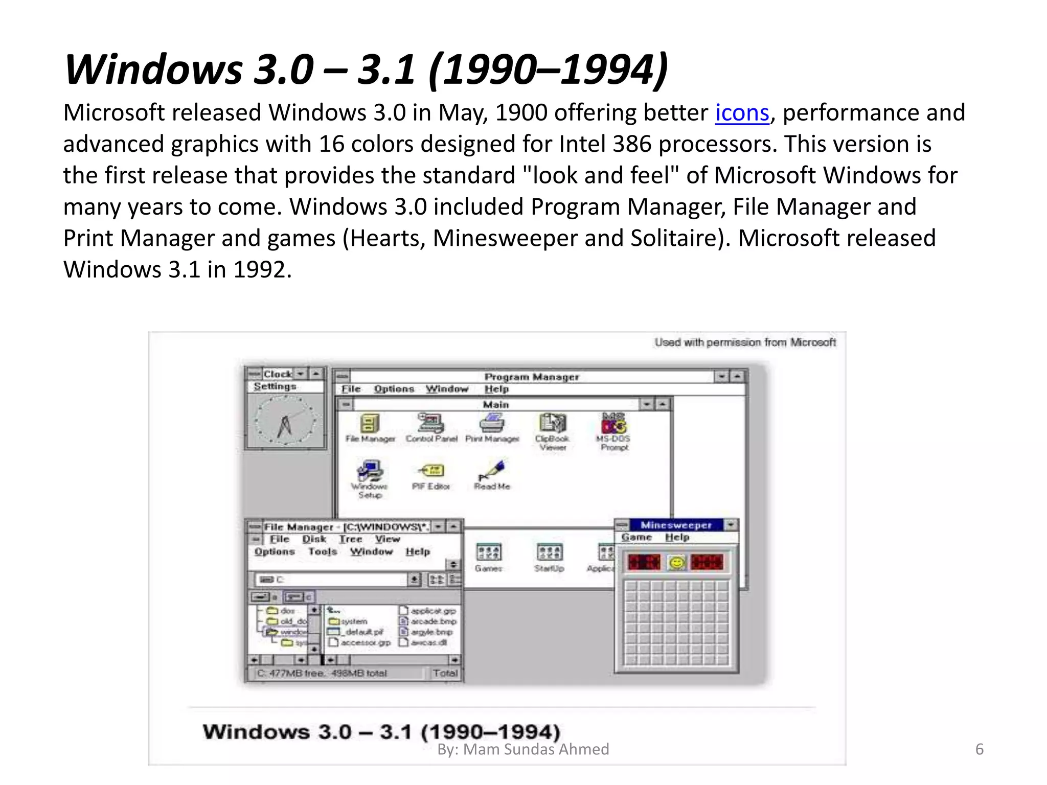 History of windows and Windows servers | PPTX