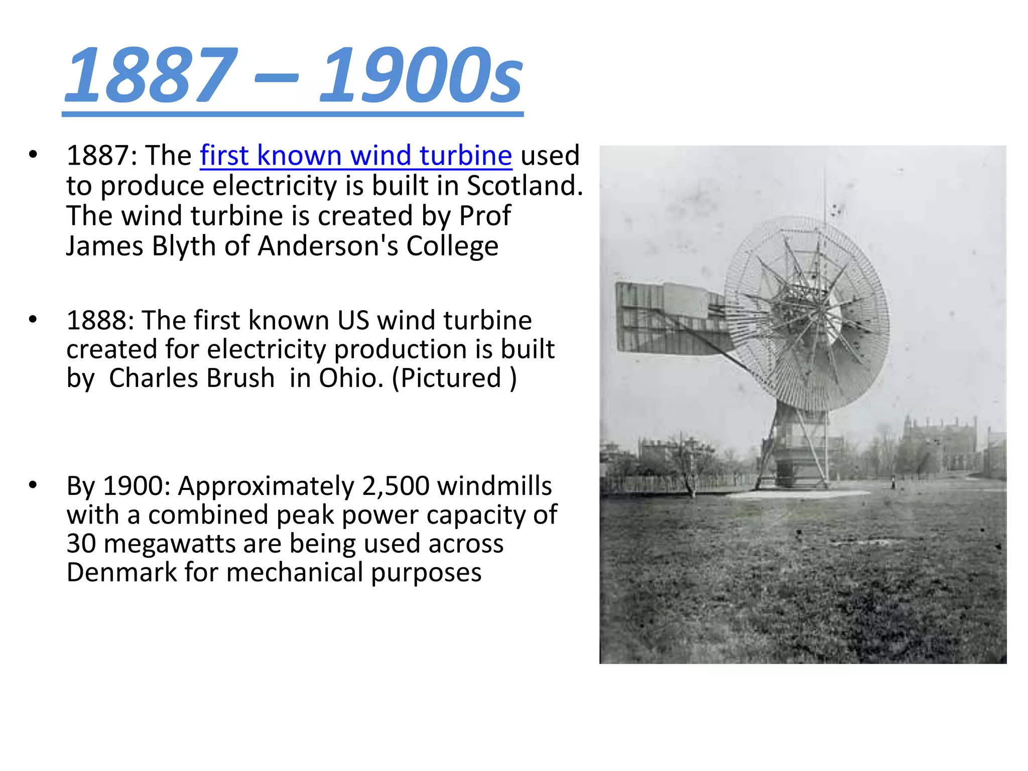 History of wind turbine | PPTX