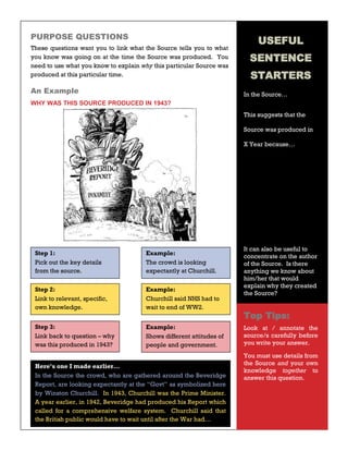 History paper guide and questions | PDF