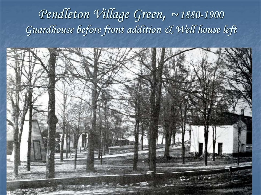 History of Pendleton SC (c.1790)