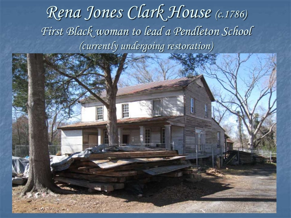 History of Pendleton SC (c.1790)