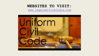 WEBSITES TO VISIT:
www.legalserviceindia.com
THANK YOU
 