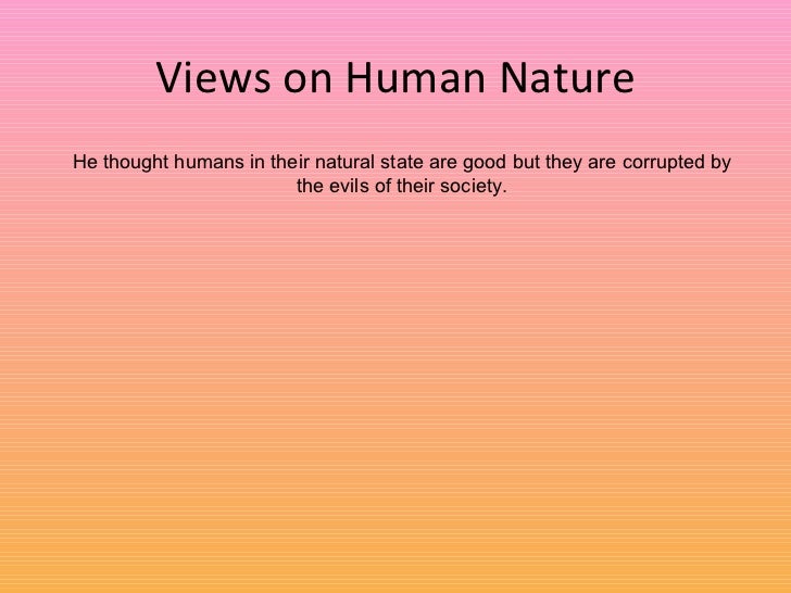 jean jacques rousseau view on human nature jean jacques rousseau view on human nature