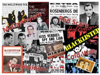 red scare collage