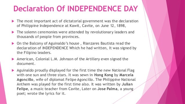a history of philippine independence with americas help Emilio aguinaldo: emilio aguinaldo, filipino independence leader who fought against spain and the united the americans returned to the philippines in late 1944. a history of philippine independence with americas help Emilio aguinaldo: emilio aguinaldo, filipino independence leader who fought against spain and the united the americans returned to the philippines in late 1944.