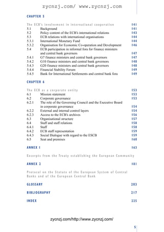 History, role and functions the european central bank - history ... | PDF