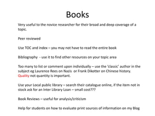 History rsr from the idea to sources history teachers of ireland ...