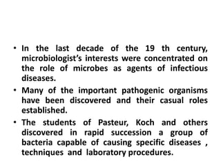 History &  Scope of Microbiology   SMG