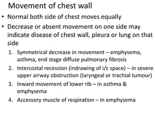 Chest Muscle Recession history taking in respiratory medicine.pptx