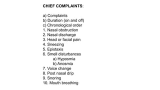 HISTORY TAKING OF NOSE ENT (1) (1).pptx