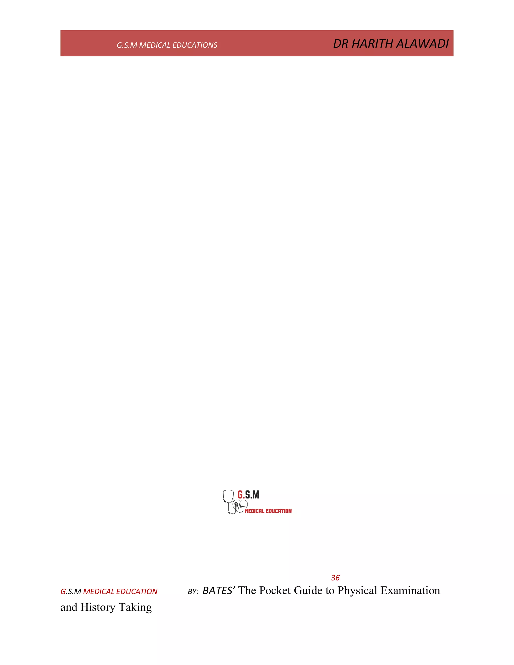 History taking template | PDF