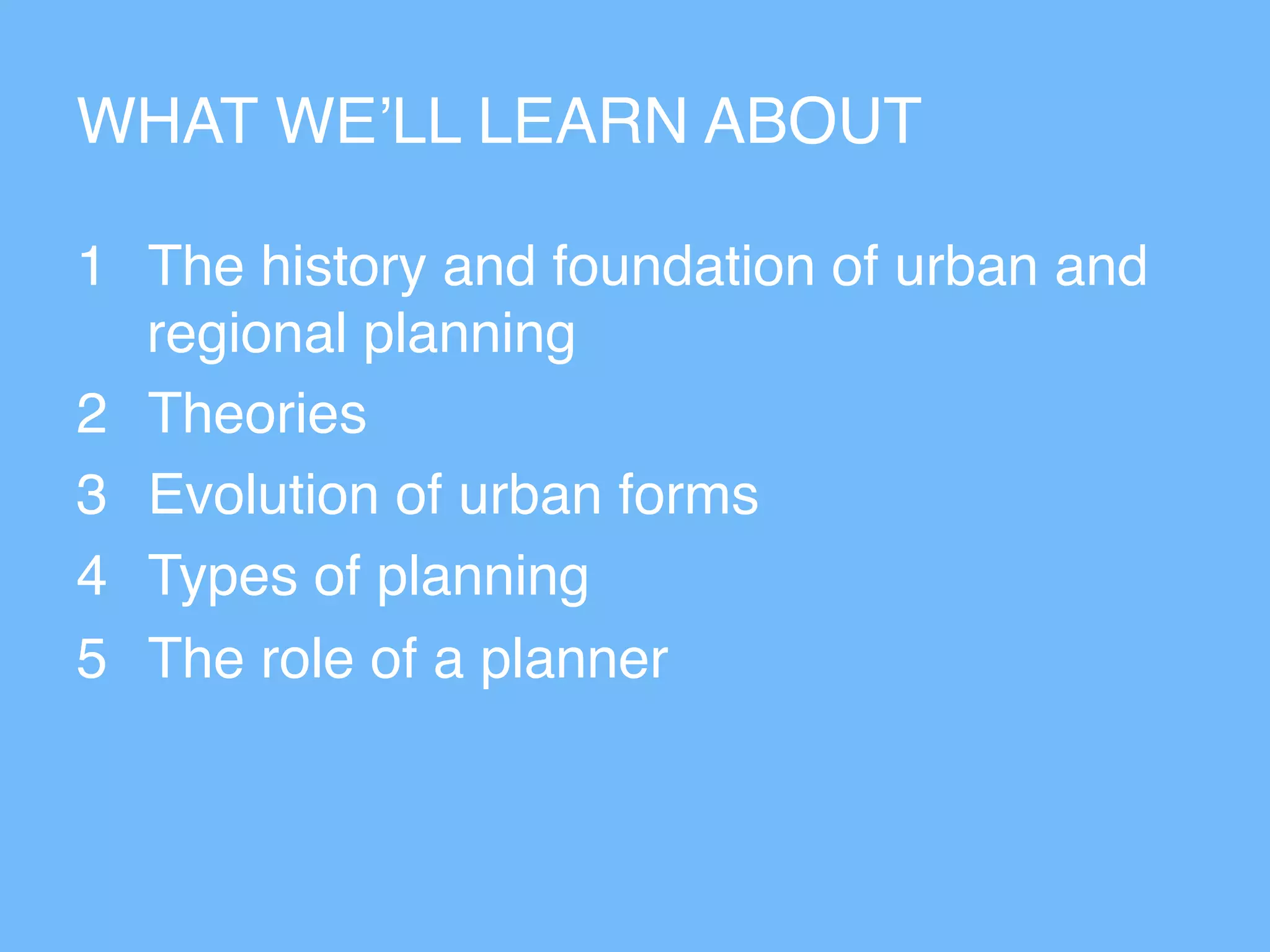 History, Theories, Principles of Urban and Regional Planning | PDF