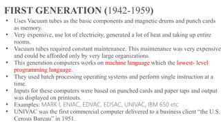 Computer History, Generations, Types and IO | PDF