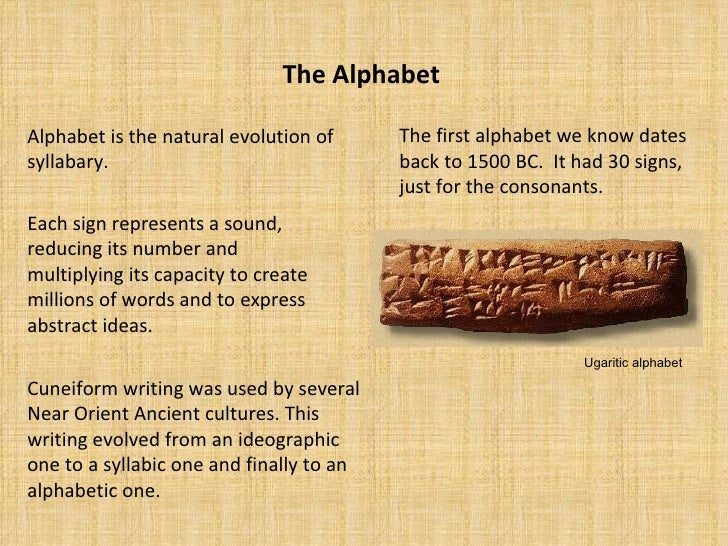 The History of Writing