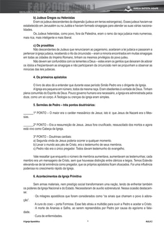 HistóRia Da Igreja Pdf Modulo 1