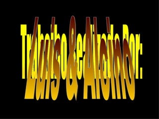 Trabalho Realizado Por: Luis & Alcino 