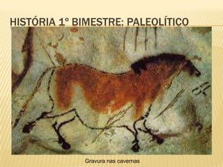 HISTÓRIA 1º BIMESTRE: NEOLÍTICO
 Criando objetos de metais, tais como, lanças,
ferramentas e machados, os homens puderam
caçar melhor e produzir com mais qualidade e
rapidez. A produção de excedentes agrícolas e
sua armazenagem, garantiam o alimento
necessário para os momentos de seca ou
inundações. Com mais alimentos, as
comunidades foram crescendo e logo surgiu a
necessidade de trocas com outras
comunidades. Foi nesta época que ocorreu um
intenso intercâmbio entre vilas e pequenas
cidades.
 