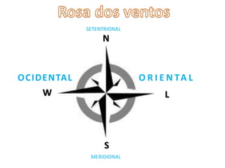 N
S
LW
OCIDENTAL O R I E N TA L
SETENTRIONAL
MERIDIONAL
 