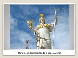 Monumento Representando a Deusa Atenas
 