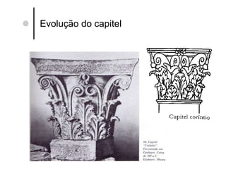 Evolução do capitel 