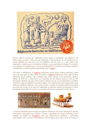 História da cerveja