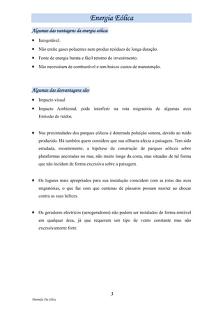 História Da Energia Eólica