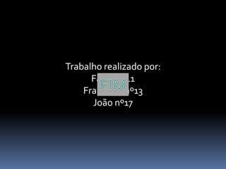 Aparecimento da Internetem Portugal   Mas só nestes três últimos anos é que o acesso à Internet se começou a divulgar. Primeiro através de uma utilização mais alargada nas Universidades e Centros de Investigação e Desenvolvimento, e por fim começou a ser utilizada por empresas, organismos sociais e utilizadores pessoais.