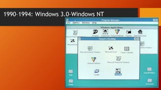 1990–1994: Windows 3.0–Windows NT
 
