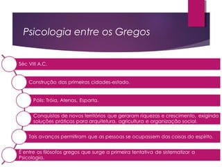Psicologia entre os Gregos
 