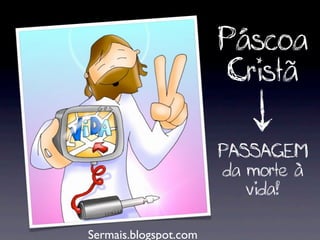 Páscoa
                        Cristã

                       PASSAGEM
                       da morte à
                          vida!

Sermais.blogspot.com
 