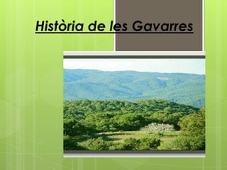 Història de les Gavarres
 