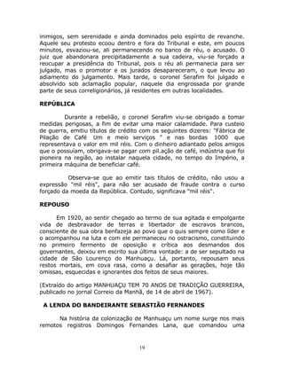 HistóRia De ManhuaçU