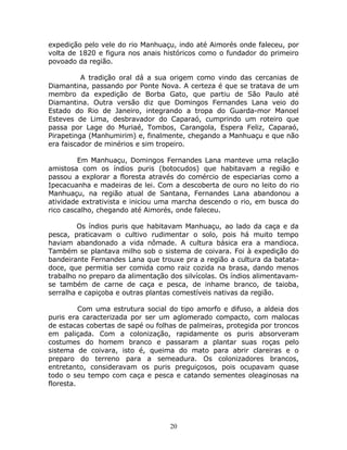 HistóRia De ManhuaçU