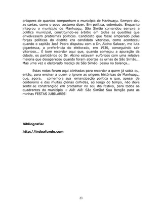 HistóRia De ManhuaçU