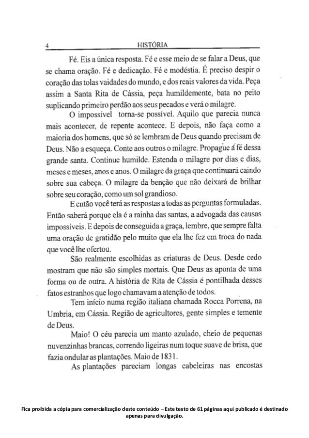 História de Santa Rita de Cássia