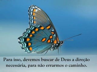 Para isso, devemos buscar de Deus a direção necessária, para não errarmos o caminho. 